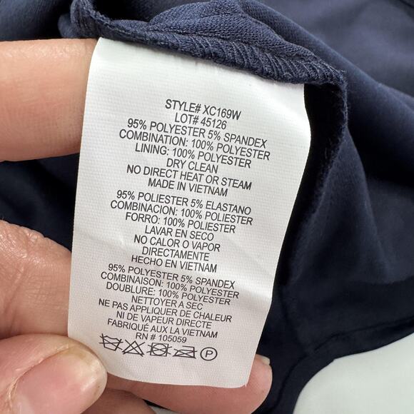 X by Xscape Dress Womens 18W Floral Pleated Maxi Sleeveless Formal XC169W - Picture 9 of 12